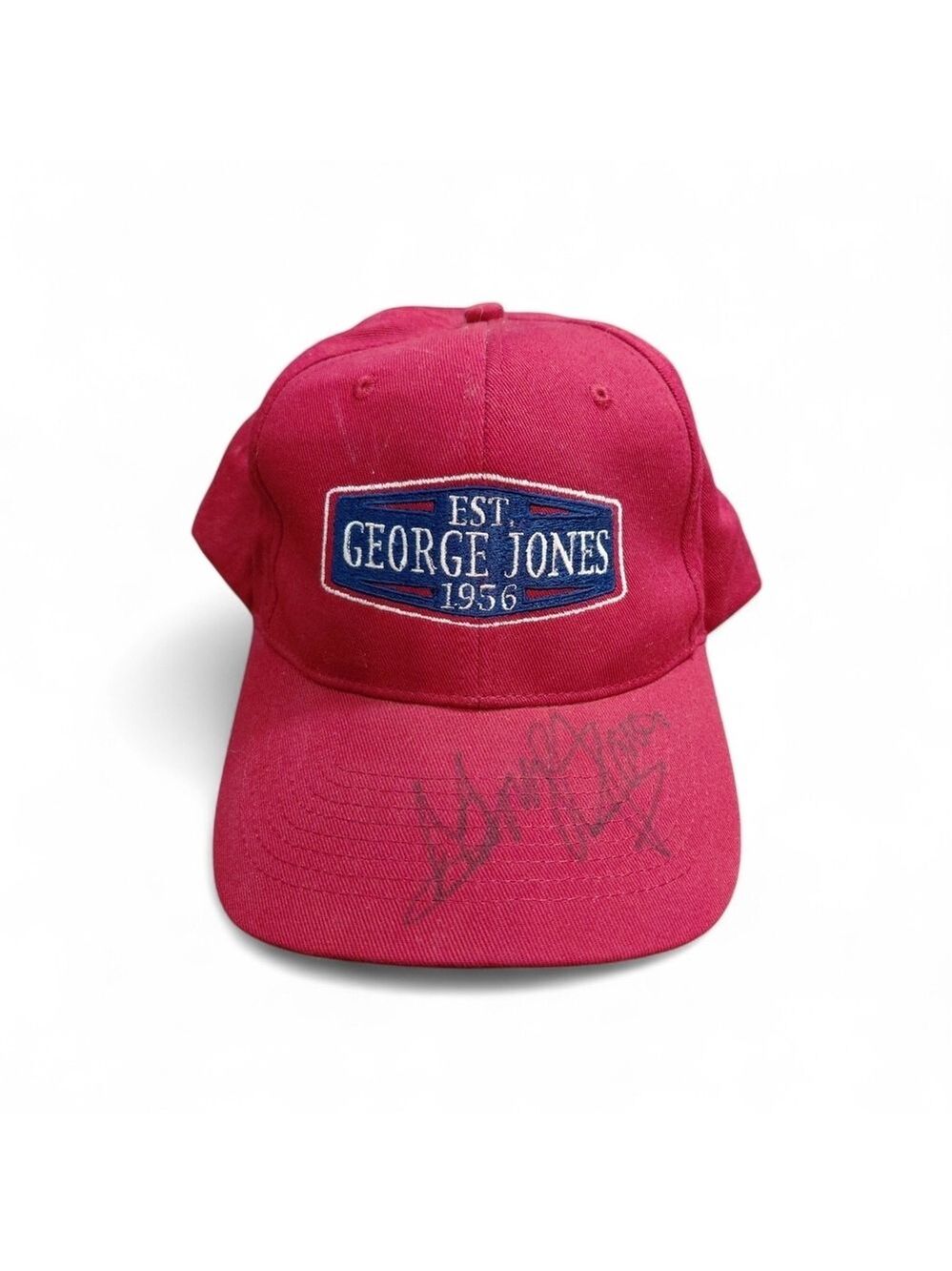 Authentic Autographed George Jones Est. 1956 Snapback Baseball Cap Collectible